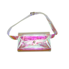 Women Transparent Waist Bag Holographic TPU Fanny Pack 2019 New Waterproof Hologram Hip Bag Laser Belt Bag